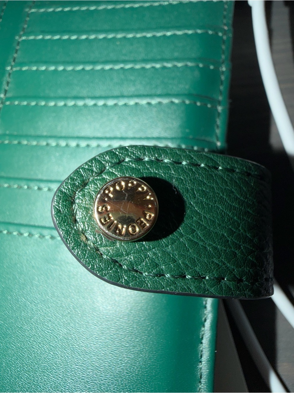 Poppy & Peonies Go Anywhere Wallet Heritage Green - Picture 5 of 6